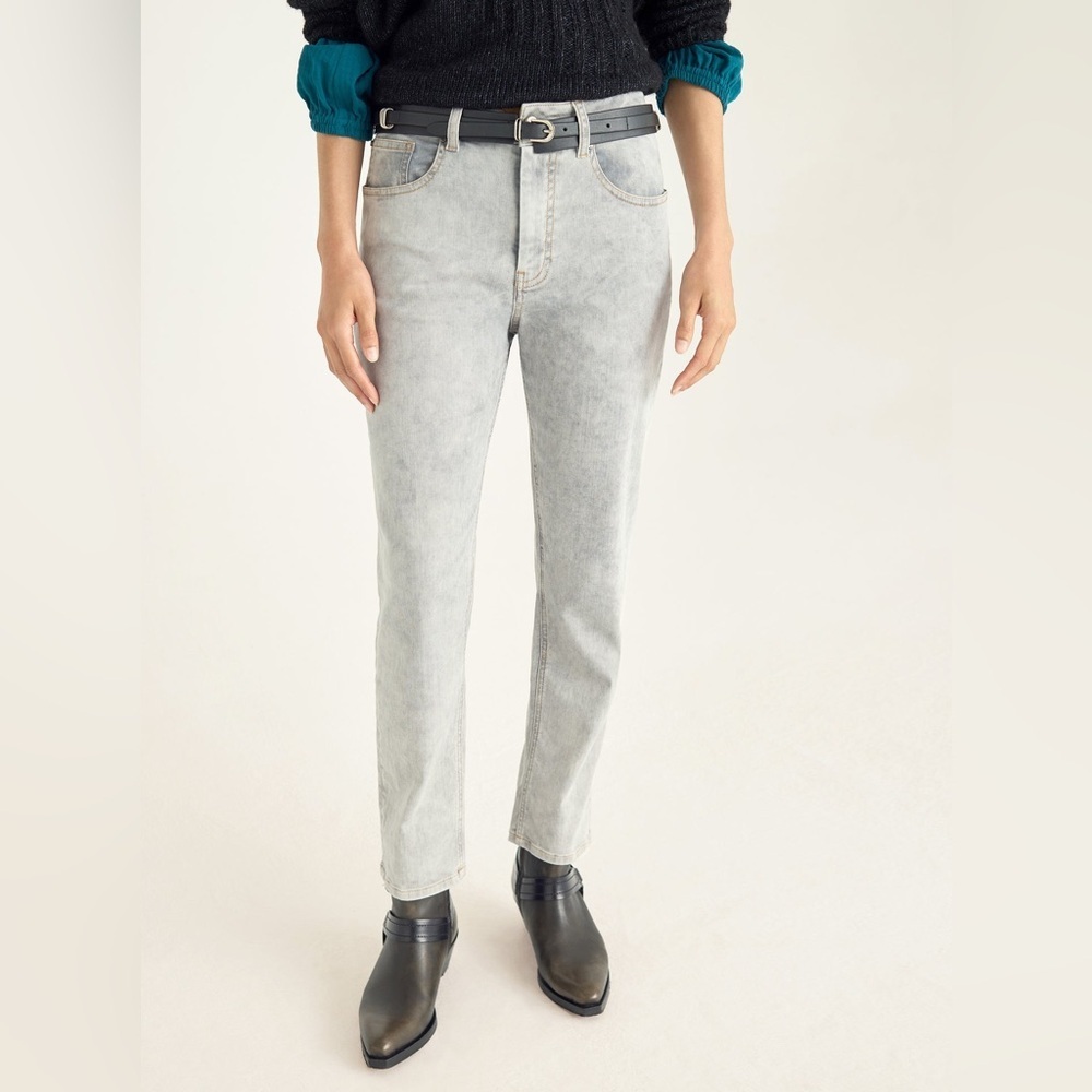 Cotélac Stretch Slim Jeans Vintage Cut 90’s Jeans Light Gray Size 3/US 10 NEW